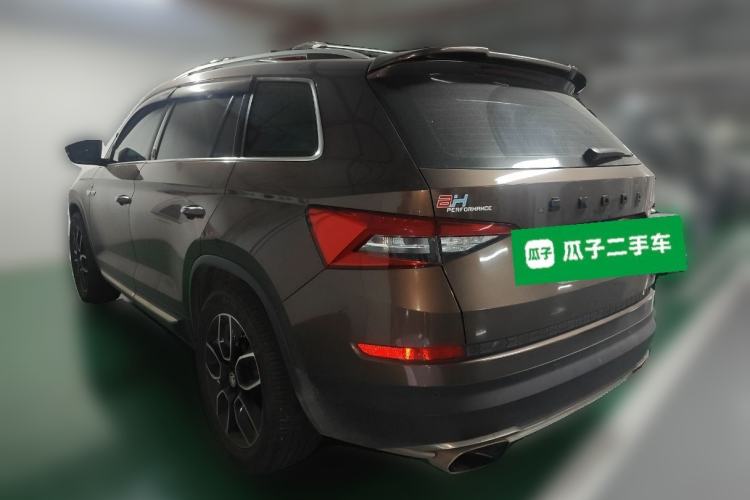Used Skoda Kodiaq 2019 Facelifted TSI380 7-Seater All-Wheel-Drive Flagship Version China VI Standard Rear Left 45 Deg