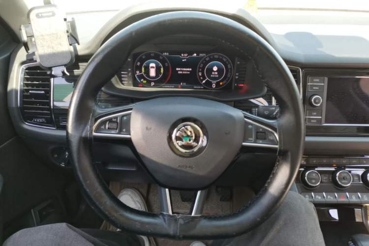 Used Skoda Kodiaq 2019 Facelifted TSI330 5-Seater Two-Wheel-Drive Luxury Enjoyment Edition China V Emission Standard Steering Wheel