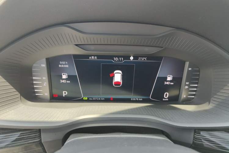Used Skoda Kodiaq 2019 Facelifted TSI330 5-Seater Two-Wheel-Drive Luxury Enjoyment Edition China VI Standard Instrument Cluster