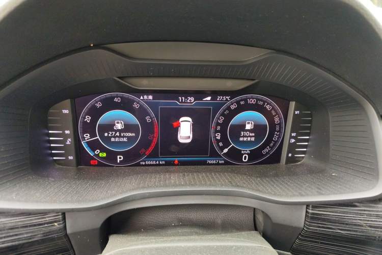 Used Skoda Kodiaq 2019 TSI380 7-Seater Four-Wheel-Drive Flagship Model China V Standard Instrument Cluster