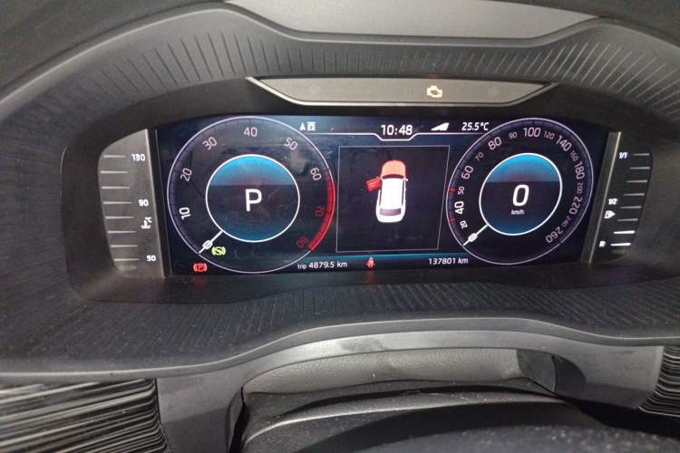 Used Skoda Kodiaq 2019 Facelifted TSI330 7-Seater Two-Wheel-Drive Deluxe Enjoyment Version China V Emission Standard Instrument Cluster