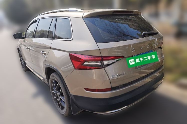 Used Skoda Kodiaq 2019 Facelifted TSI330 5-Seater Two-Wheel-Drive Luxury Enjoyment Edition China VI Standard Rear Left 45 Deg