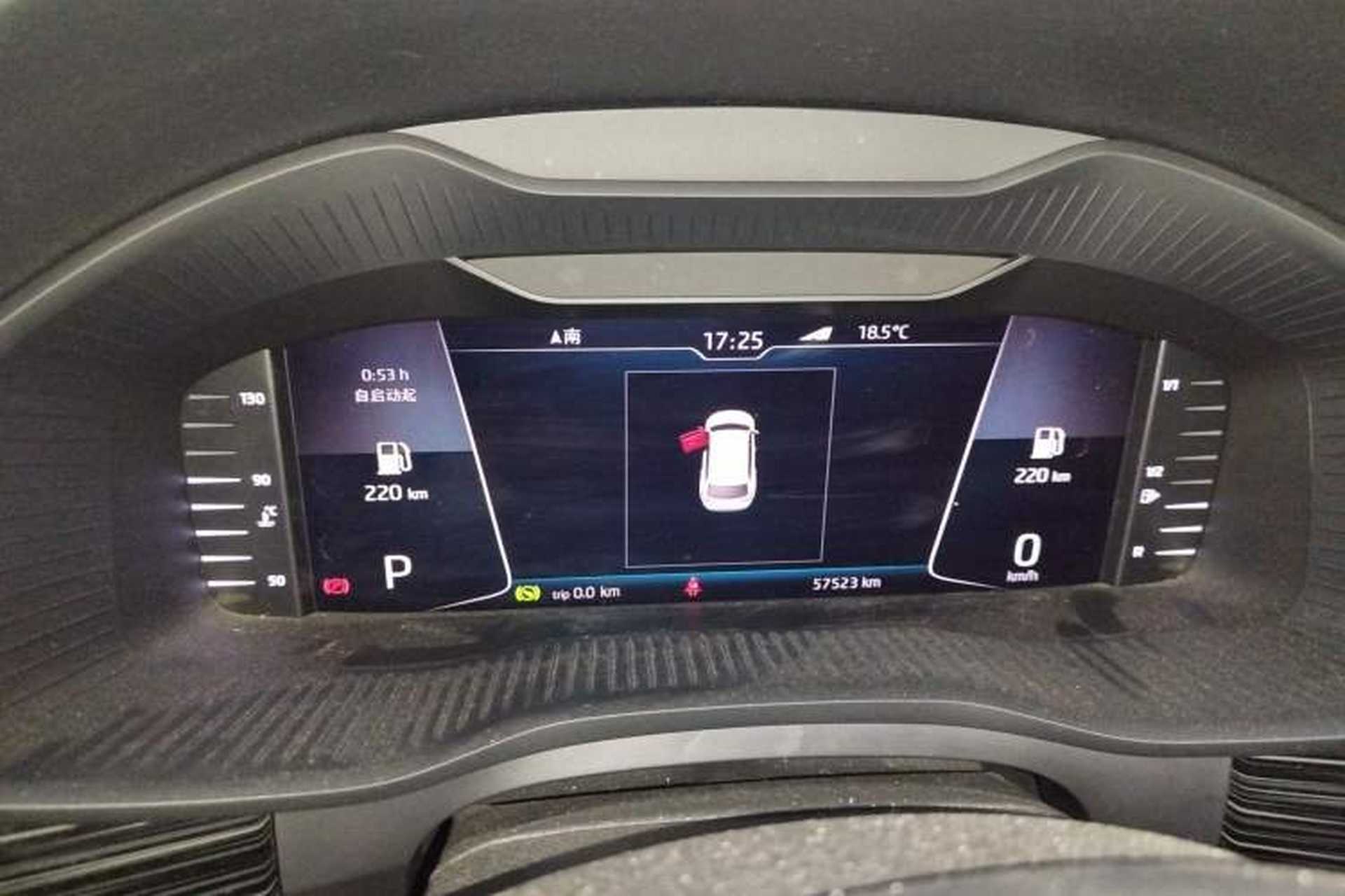 Used Skoda Kodiaq 2019 Facelifted TSI330 5-Seater Two-Wheel-Drive Luxury Enjoyment Edition China VI Standard Instrument Cluster