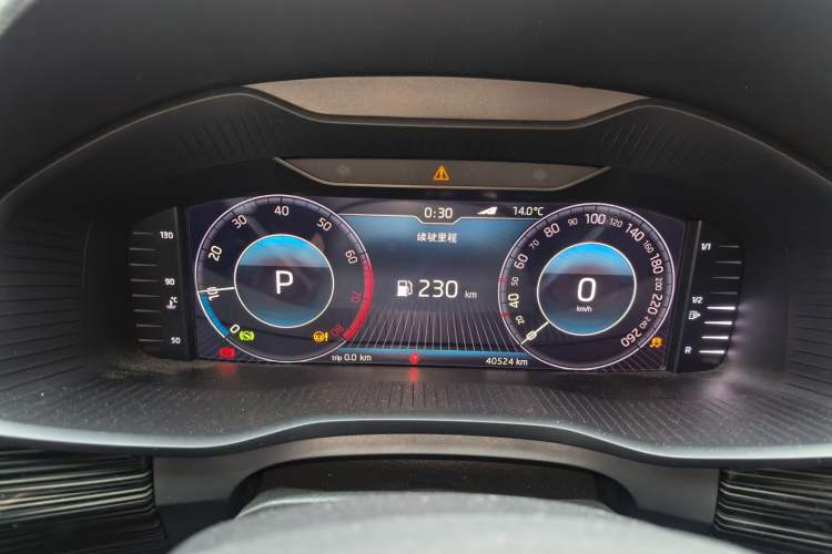 Used Skoda Kodiaq 2019 TSI380 7-Seater Four-Wheel Drive Luxury Enjoyment Edition China V Standard Instrument Cluster