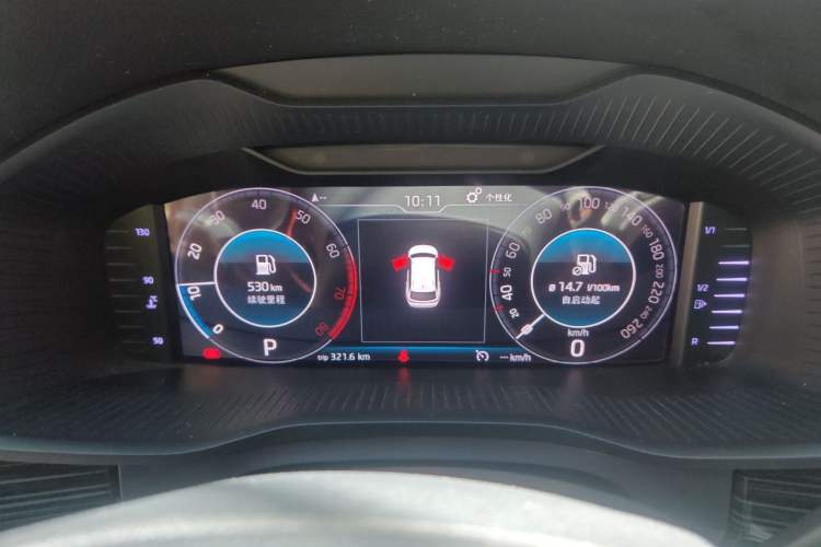 Used Skoda Kodiaq 2019 Facelifted TSI330 7-Seater Two-Wheel-Drive Luxury Enjoyment Edition China VI Standard Instrument Cluster