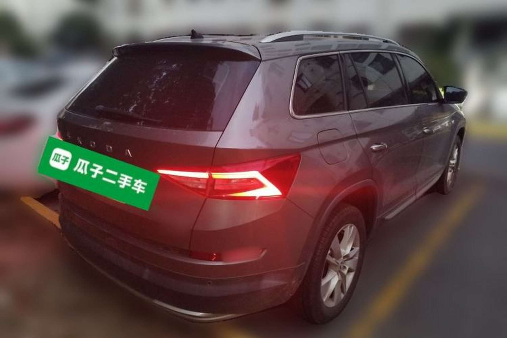 Used Skoda Kodiaq 2019 Facelifted TSI330 5-Seater Two-Wheel-Drive Luxury Enjoyment Edition China VI Standard Rear Right 45 Deg