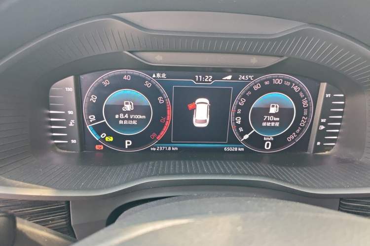 Used Skoda Kodiaq 2019 Facelifted TSI330 5-Seater Two-Wheel-Drive Luxury Enjoyment Edition China VI Standard Instrument Cluster
