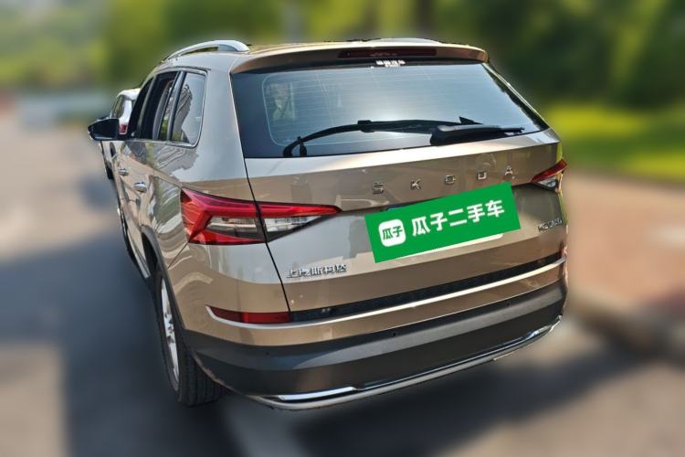 Used Skoda Kodiaq 2019 Facelifted TSI330 5-Seater Two-Wheel-Drive Luxury Enjoyment Edition China VI Standard Rear Left 45 Deg
