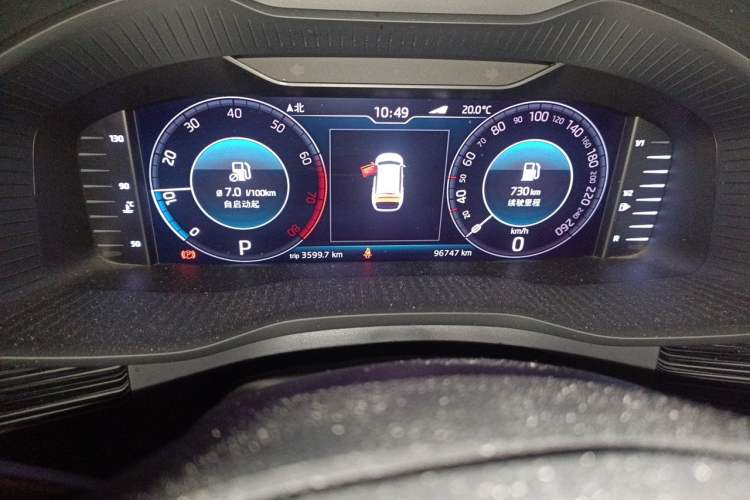 Used Skoda Kodiaq 2019 Facelifted TSI330 5-Seater Two-Wheel-Drive Luxury Enjoyment Edition China VI Standard Odometer Close Up