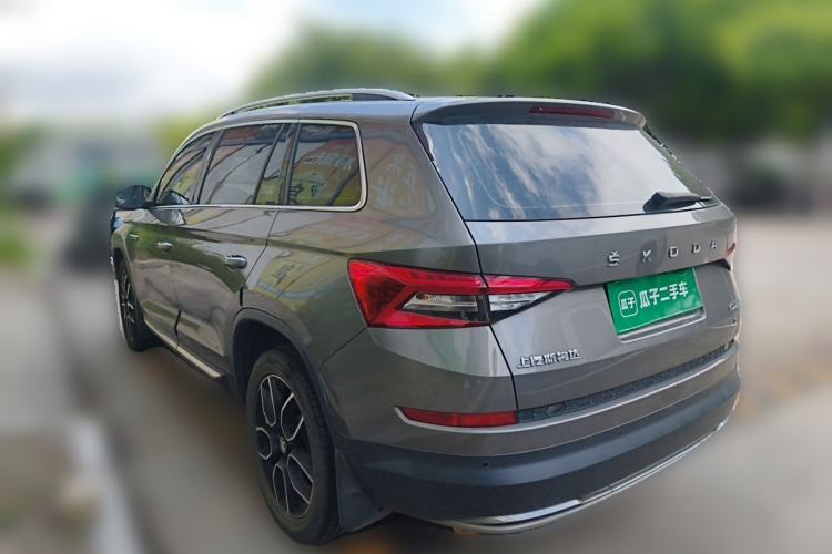 Used Skoda Kodiaq 2019 Facelifted TSI330 5-Seater Two-Wheel-Drive Luxury Enjoyment Edition China VI Standard Rear Left 45 Deg