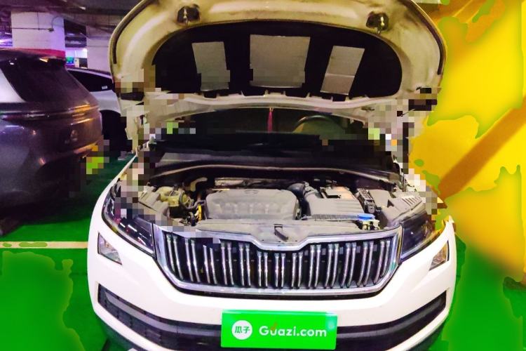 Used Skoda Kodiaq 2019 TSI330 5-Seat Two-Wheel Drive Luxury Enjoyment Edition China V Standard Engine Bay