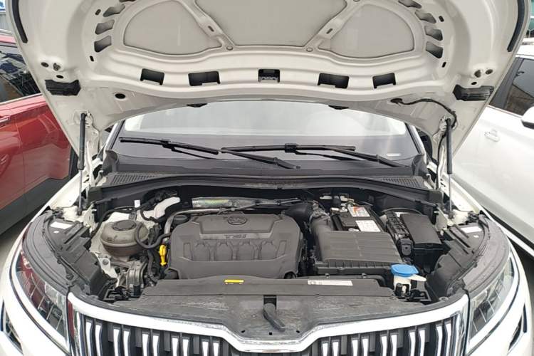 Used Skoda Kodiaq 2019 Restyled TSI330 7-Seater Two-Wheel Drive Comfort Edition China VI Standard Engine Bay