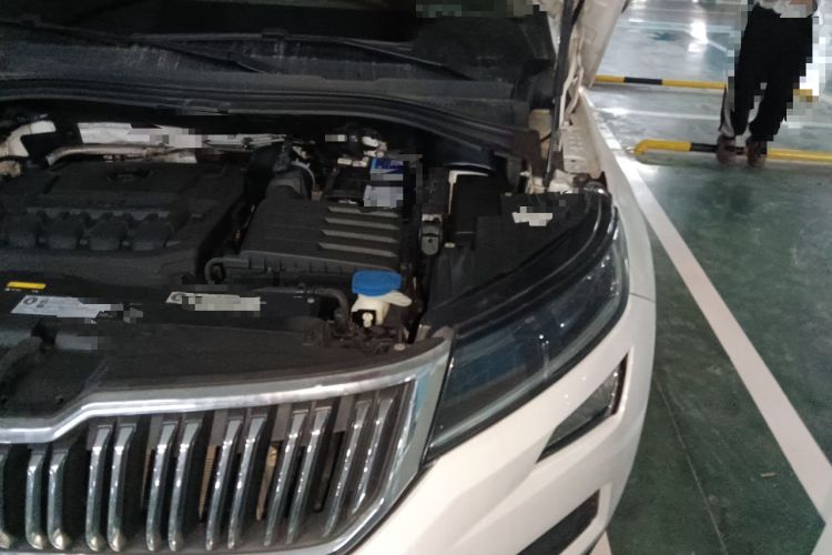 Used Skoda Kodiaq 2019 Facelifted TSI330 5-Seater Two-Wheel-Drive Luxury Enjoyment Edition China VI Standard Engine Bay Left