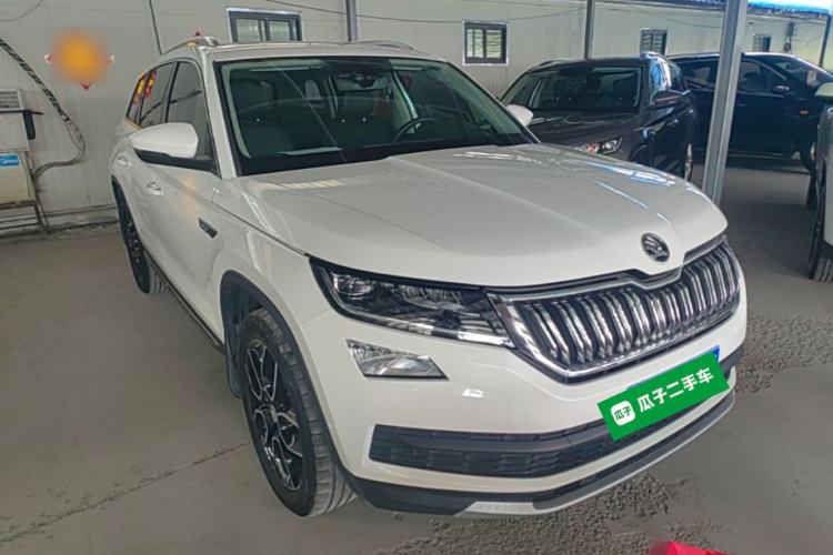 Used Skoda Kodiaq 2019 Facelifted TSI330 5-Seater Two-Wheel-Drive Luxury Enjoyment Edition China VI Standard Front Right 45 Deg