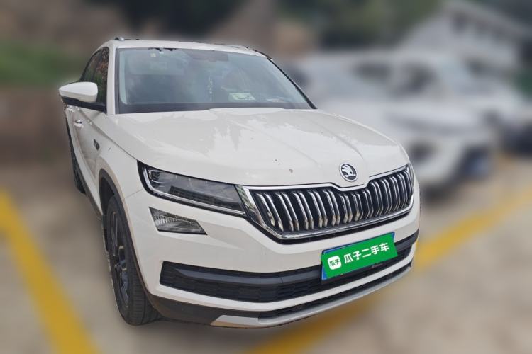 Used Skoda Kodiaq 2019 Facelifted TSI330 5-Seater Two-Wheel-Drive Luxury Enjoyment Edition China VI Standard Front Right 45 Deg