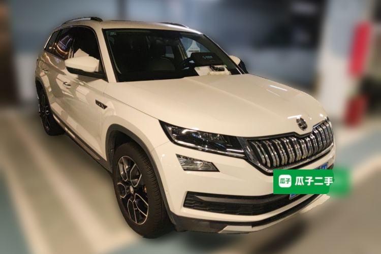 Used Skoda Kodiaq 2019 Facelifted TSI330 5-Seater Two-Wheel-Drive Luxury Enjoyment Edition China VI Standard Front Right 45 Deg