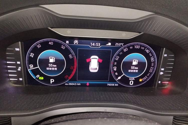 Used Skoda Kodiaq 2019 Facelifted TSI330 7-Seater Two-Wheel-Drive Deluxe Enjoyment Version China V Emission Standard Instrument Cluster