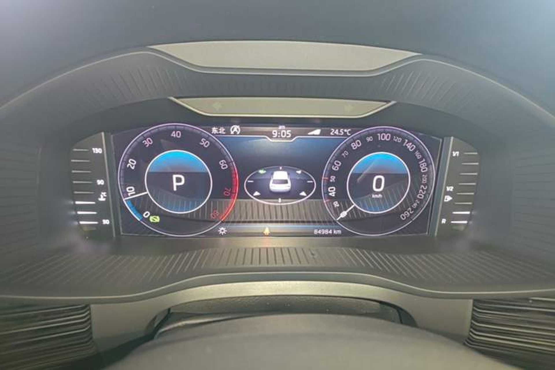 Used Skoda Kodiaq 2019 Facelifted TSI330 5-Seater Two-Wheel-Drive Luxury Enjoyment Edition China VI Standard Instrument Cluster