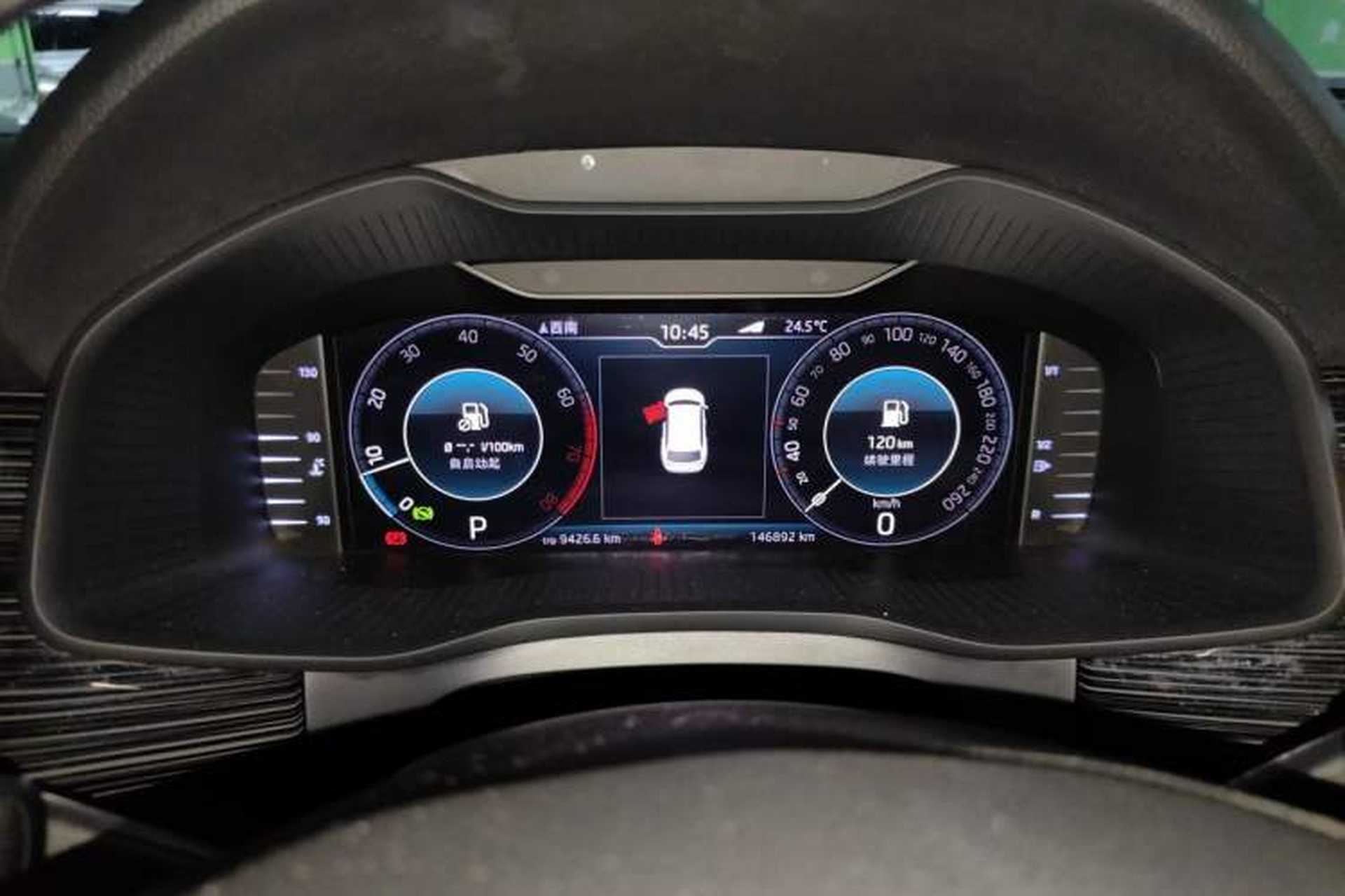 Used Skoda Kodiaq 2019 Facelifted TSI330 7-Seater Two-Wheel-Drive Luxury Enjoyment Edition China VI Standard Instrument Cluster