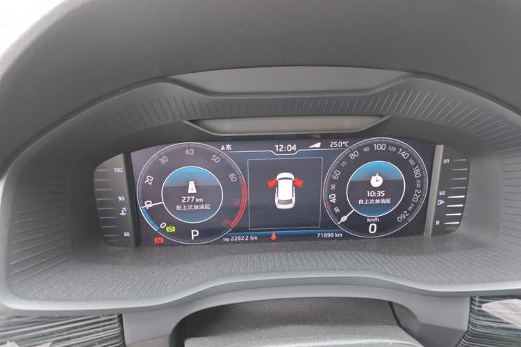 Used Skoda Kodiaq 2019 Facelifted TSI330 5-Seater Two-Wheel-Drive Luxury Enjoyment Edition China VI Standard Instrument Cluster