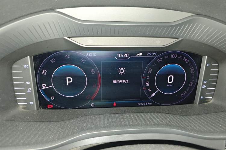 Used Skoda Kodiaq 2019 Facelifted TSI330 7-Seater Two-Wheel-Drive Luxury Enjoyment Edition China VI Standard Instrument Cluster