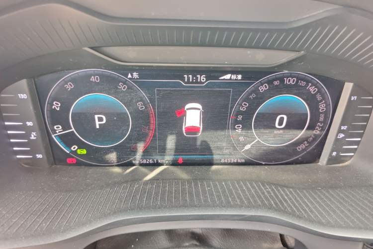 Used Skoda Kodiaq 2019 Facelifted TSI330 7-Seater Two-Wheel-Drive Luxury Enjoyment Edition China VI Standard Instrument Cluster