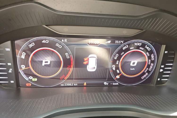 Used Skoda Kodiaq 2019 Facelifted TSI330 5-Seater Two-Wheel-Drive Luxury Enjoyment Edition China VI Standard Instrument Cluster