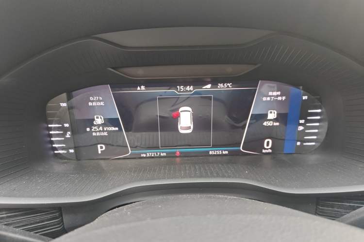 Used Skoda Kodiaq 2019 Facelifted TSI330 7-Seater Two-Wheel-Drive Luxury Enjoyment Edition China VI Standard Instrument Cluster