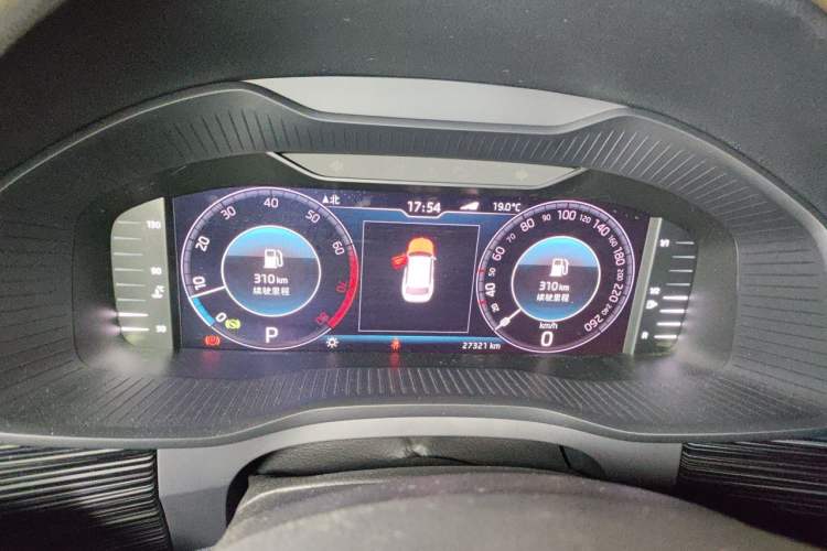 Used Skoda Kodiaq 2019 Facelifted TSI330 5-Seater Two-Wheel-Drive Luxury Enjoyment Edition China VI Standard Instrument Cluster
