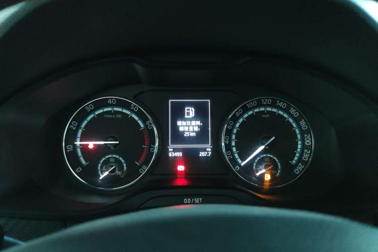 Used Skoda Kodiaq 2019 Restyled TSI330 5-Seater Two-Wheel Drive Standard Version China VI Instrument Cluster