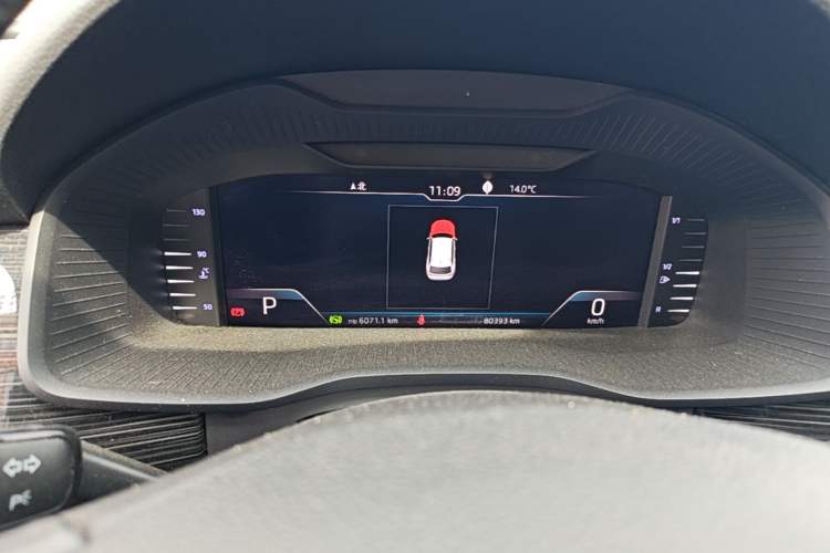 Used Skoda Kodiaq 2019 Facelifted TSI330 7-Seater Two-Wheel-Drive Luxury Enjoyment Edition China VI Standard Instrument Cluster