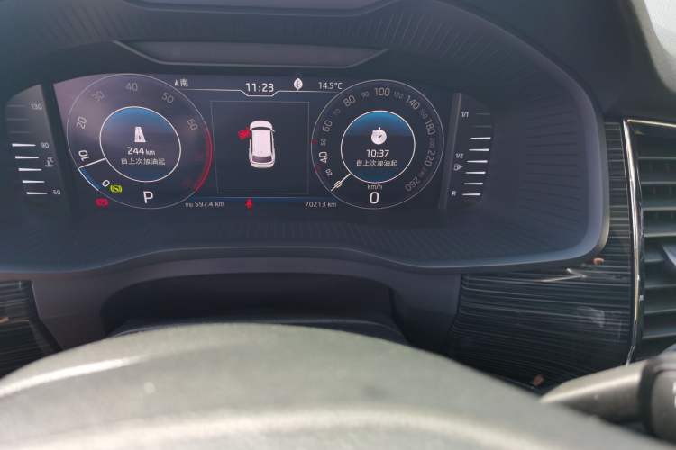 Used Skoda Kodiaq 2019 Facelifted TSI330 5-Seater Two-Wheel-Drive Luxury Enjoyment Edition China VI Standard Odometer Close Up
