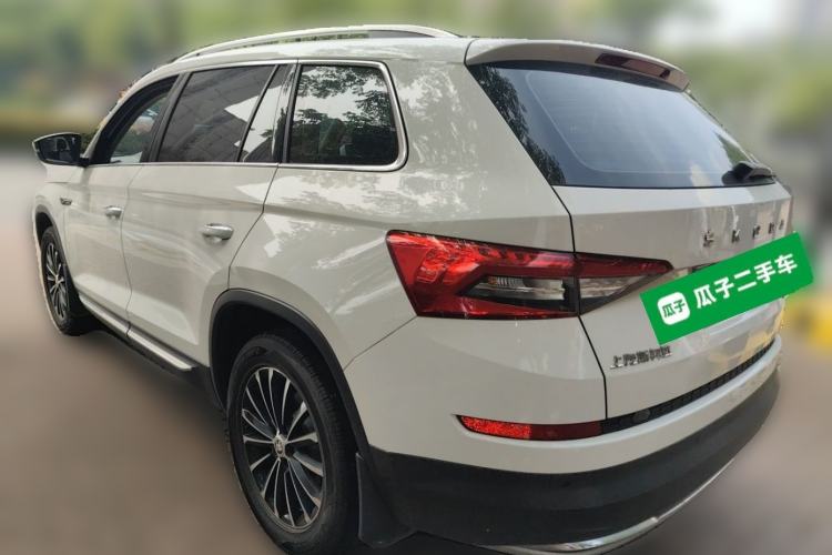 Used Skoda Kodiaq 2019 Facelifted TSI330 5-Seater Two-Wheel-Drive Luxury Enjoyment Edition China V Emission Standard Rear Left 45 Deg