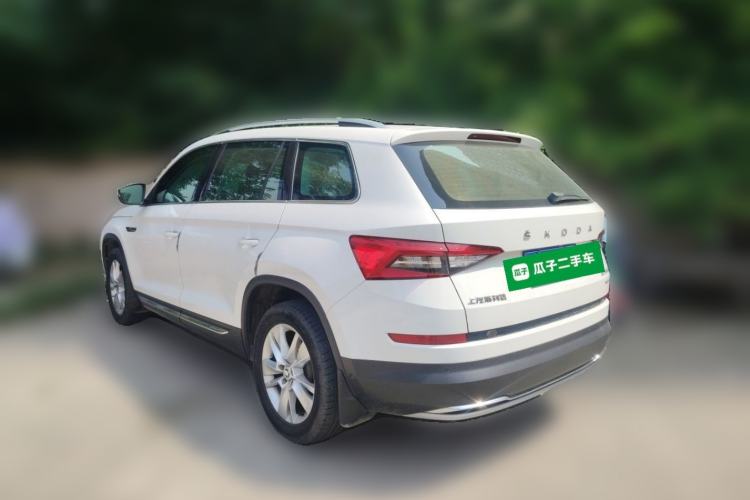 Used Skoda Kodiaq 2019 Facelifted TSI330 7-Seater Two-Wheel-Drive Luxury Enjoyment Edition China VI Standard Rear Left 45 Deg