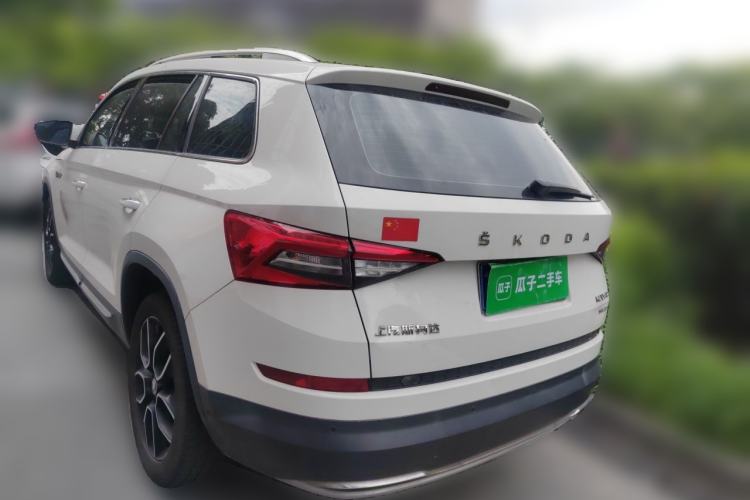 Used Skoda Kodiaq 2019 Facelifted TSI330 7-Seater Two-Wheel-Drive Luxury Enjoyment Edition China VI Standard Rear Left 45 Deg