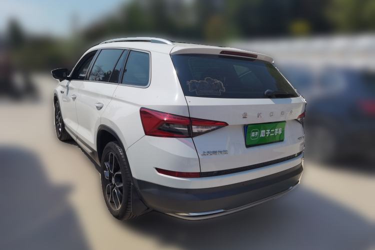 Used Skoda Kodiaq 2019 Facelifted TSI330 5-Seater Two-Wheel-Drive Luxury Enjoyment Edition China VI Standard Rear Left 45 Deg