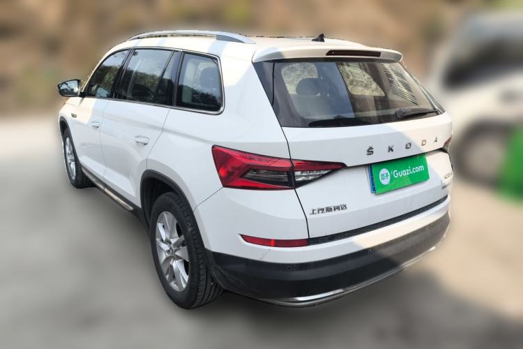 Used Skoda Kodiaq 2019 Facelifted TSI380 7-Seater All-Wheel-Drive Luxury Enjoyment Edition China VI Standard Rear Left 45 Deg