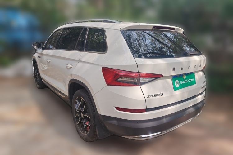 Used Skoda Kodiaq 2019 Facelifted TSI330 7-Seater Two-Wheel-Drive Luxury Enjoyment Edition China VI Standard Rear Left 45 Deg