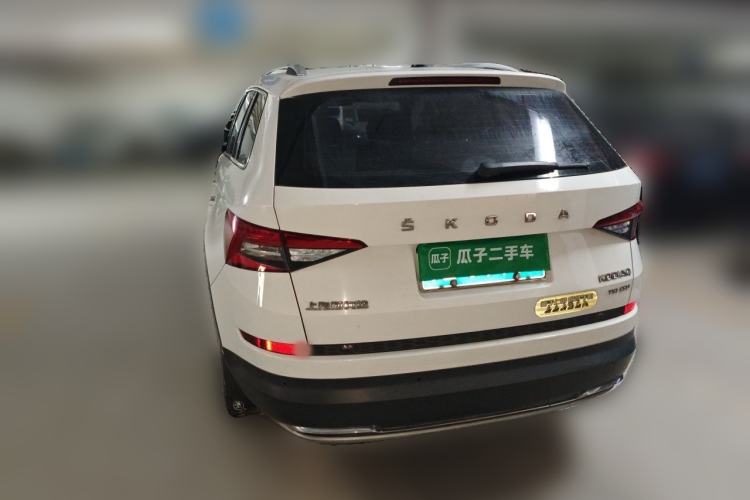 Used Skoda Kodiaq 2019 Facelifted TSI330 7-Seater Two-Wheel-Drive Luxury Enjoyment Edition China VI Standard Rear Left 45 Deg