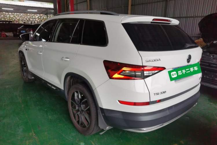 Used Skoda Kodiaq 2019 TSI330 7-Seater Two-Wheel-Drive Luxury Enjoyment Edition China VI Standard Rear Left 45 Deg