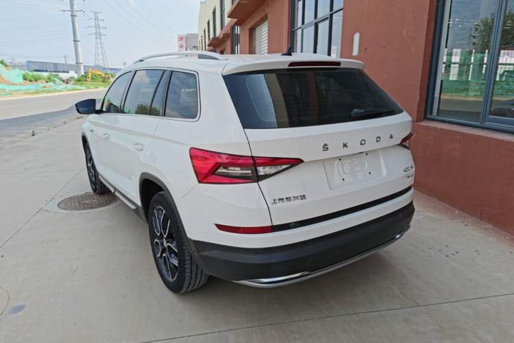 Used Skoda Kodiaq 2019 Facelifted TSI330 7-Seater Two-Wheel-Drive Luxury Enjoyment Edition China VI Standard Rear Left 45 Deg