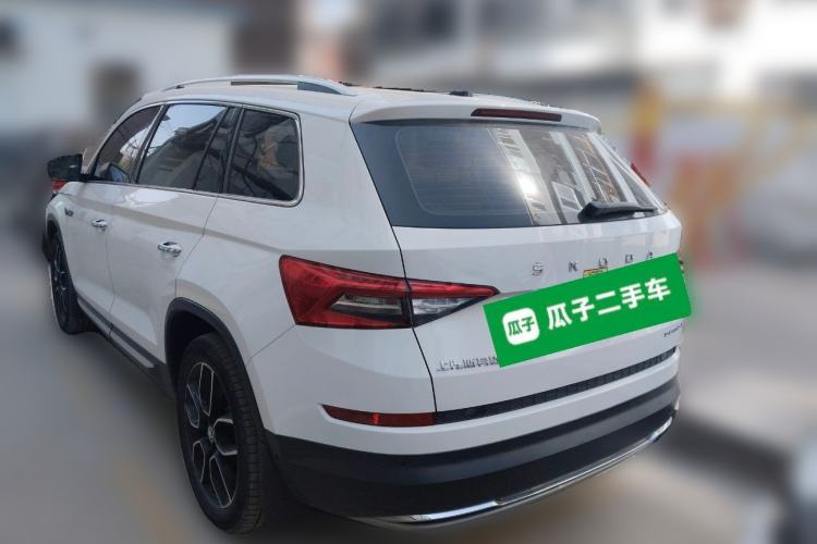 Used Skoda Kodiaq 2019 Facelifted TSI380 7-Seater All-Wheel-Drive Flagship Version China VI Standard Rear Left 45 Deg