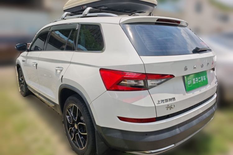 Used Skoda Kodiaq 2019 Facelifted TSI330 7-Seater Two-Wheel-Drive Luxury Enjoyment Edition China VI Standard Rear Left 45 Deg