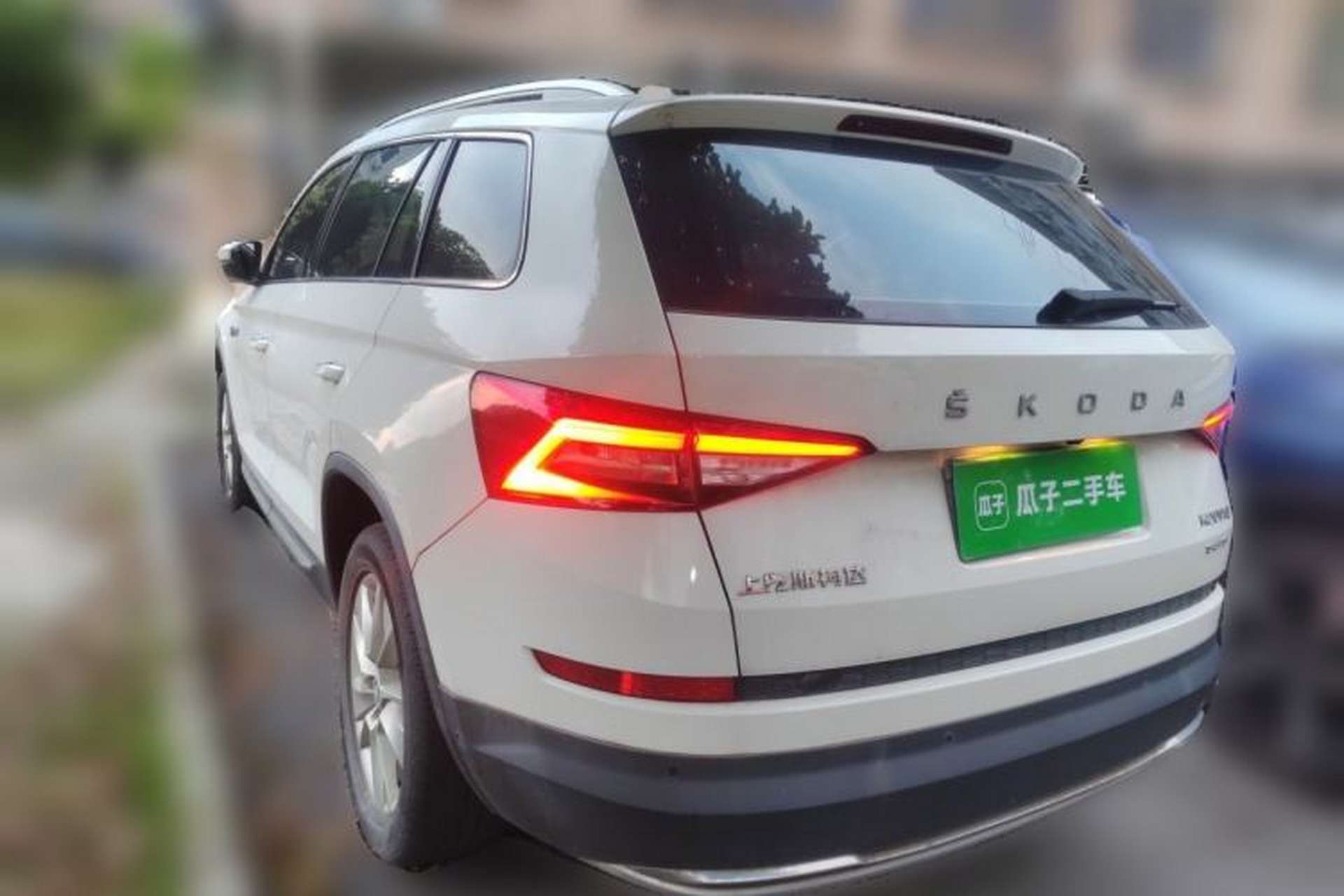 Used Skoda Kodiaq 2019 Facelifted TSI330 5-Seater Two-Wheel-Drive Luxury Enjoyment Edition China VI Standard Rear Left 45 Deg