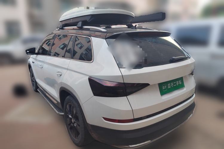 Used Skoda Kodiaq 2019 Facelifted TSI330 7-Seater Two-Wheel-Drive Luxury Enjoyment Edition China VI Standard Rear Left 45 Deg