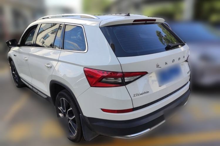 Used Skoda Kodiaq 2019 Facelifted TSI330 5-Seater Two-Wheel-Drive Luxury Enjoyment Edition China VI Standard Rear Left 45 Deg