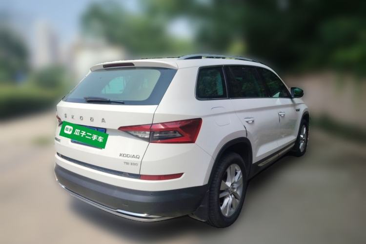 Used Skoda Kodiaq 2019 Facelifted TSI330 7-Seater Two-Wheel-Drive Luxury Enjoyment Edition China VI Standard Rear Right 45 Deg