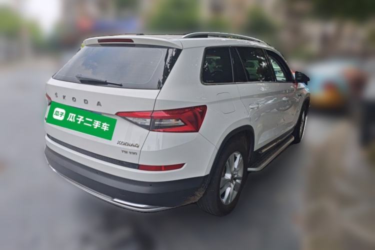 Used Skoda Kodiaq 2019 Facelifted TSI330 5-Seater Two-Wheel-Drive Luxury Enjoyment Edition China VI Standard Rear Right 45 Deg