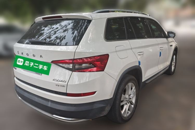 Used Skoda Kodiaq 2019 Facelifted TSI330 5-Seater Two-Wheel-Drive Luxury Enjoyment Edition China VI Standard Rear Right 45 Deg