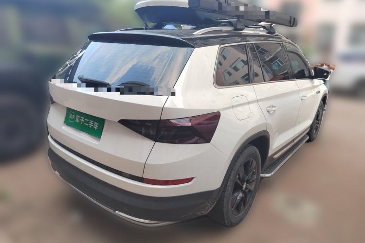 Used Skoda Kodiaq 2019 Facelifted TSI330 7-Seater Two-Wheel-Drive Luxury Enjoyment Edition China VI Standard Rear Right 45 Deg